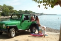 Jeep am Strand